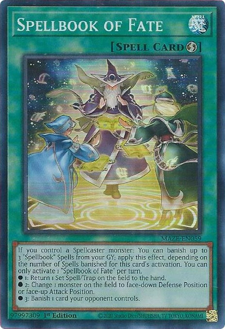 Spellbook of Fate (MAZE-EN059) [MAZE]