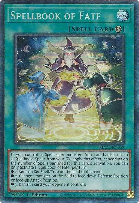 Spellbook of Fate CR (MAZE-EN059) [MAZE]