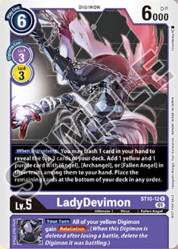 Image for LadyDevimon (Tamer Goods Set Angewomon & LadyDevimon) [Starter Deck 10: Parallel World Tactician]