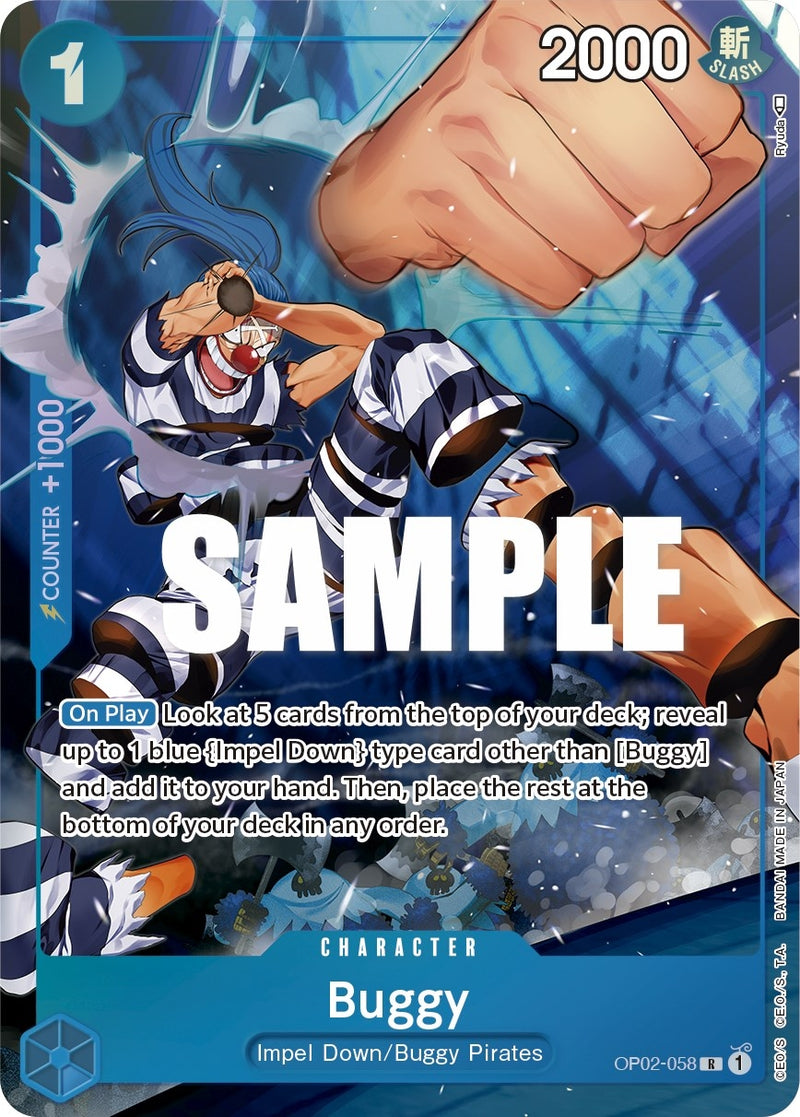 Buggy Alternate Art (OP02-058) [OP02]