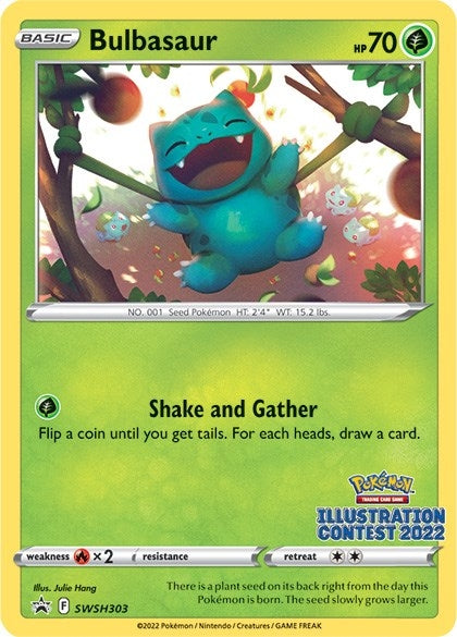 Bulbasaur Illustration Contest 2022 (SWSH303) [SWSD]