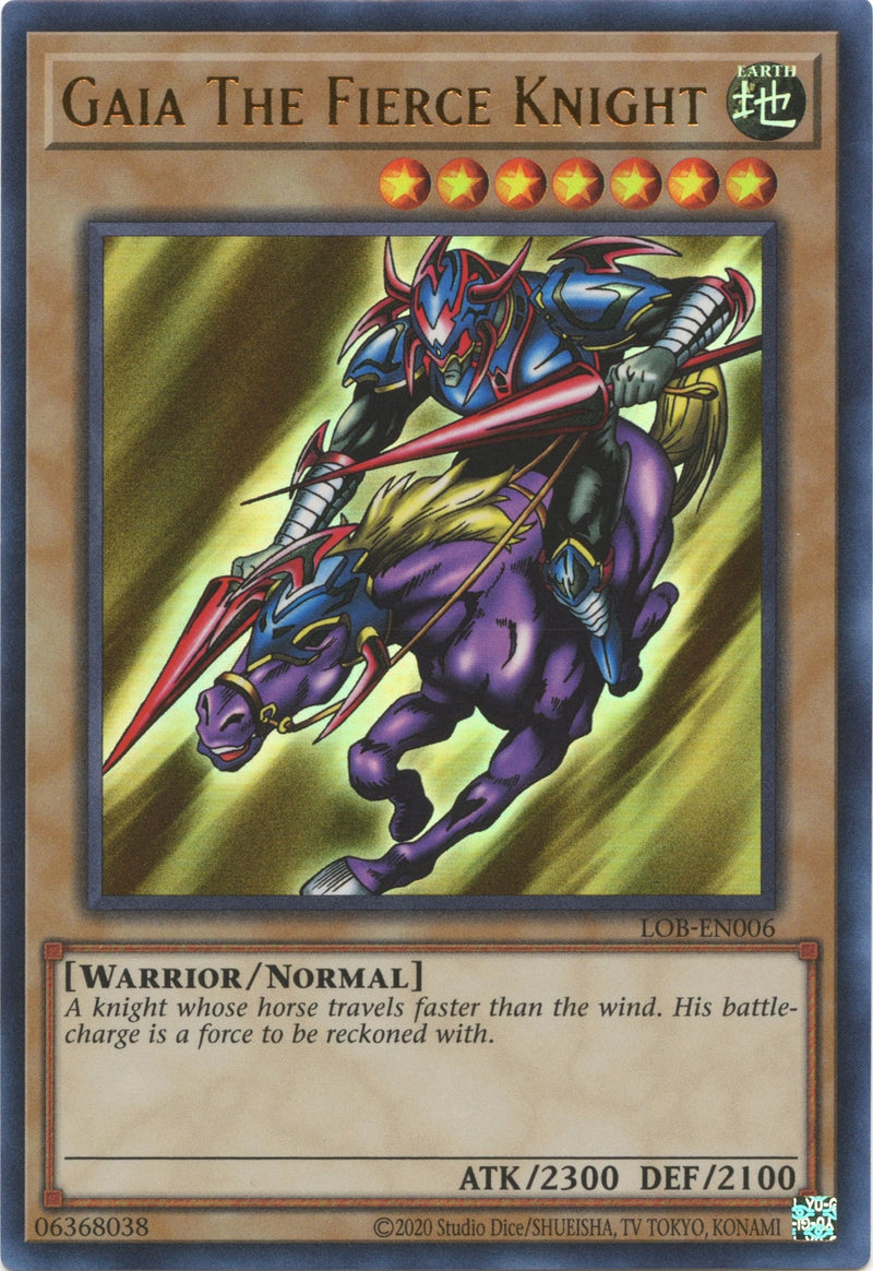 Gaia The Fierce Knight (LOB-EN006) [LOB-EN]