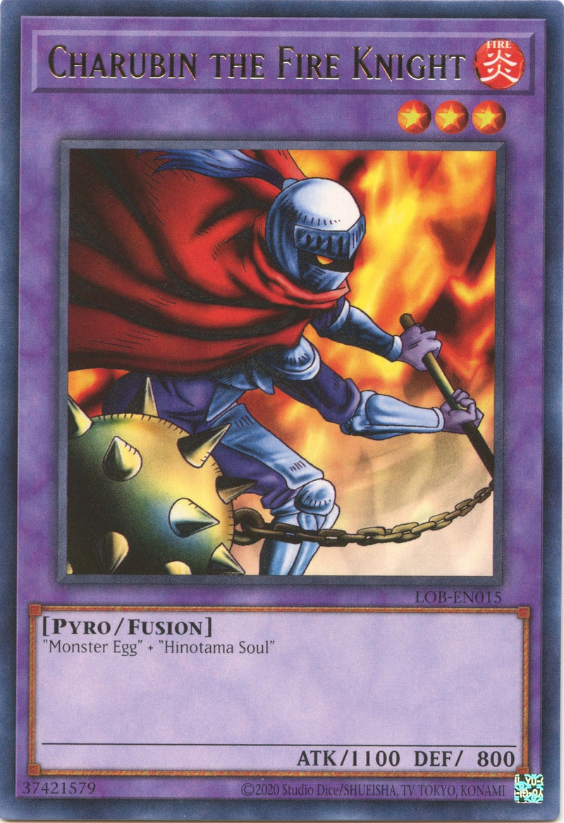 Charubin the Fire Knight (LOB-EN015) [LOB-EN]