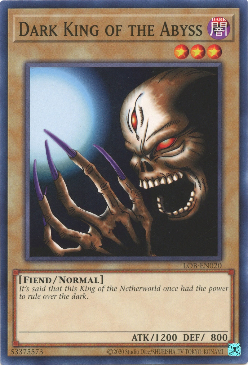 Dark King of the Abyss (LOB-EN020) [LOB-EN]