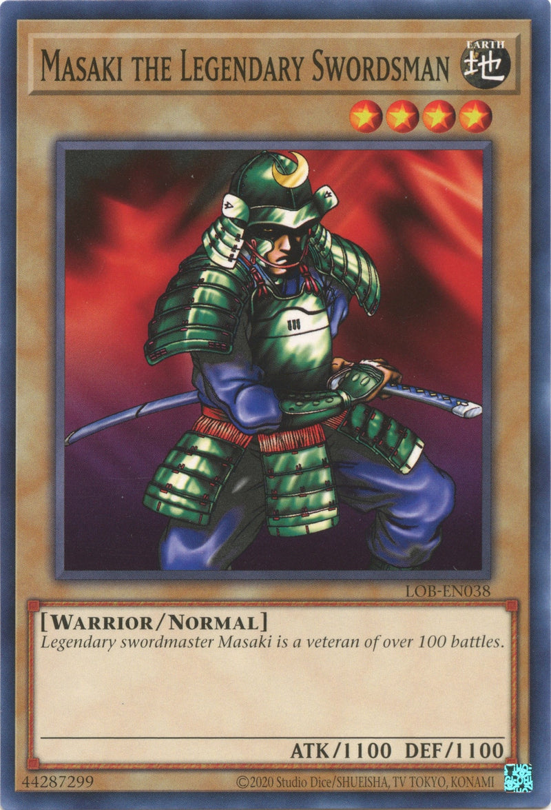 Masaki the Legendary Swordsman (LOB-EN038) [LOB-EN]