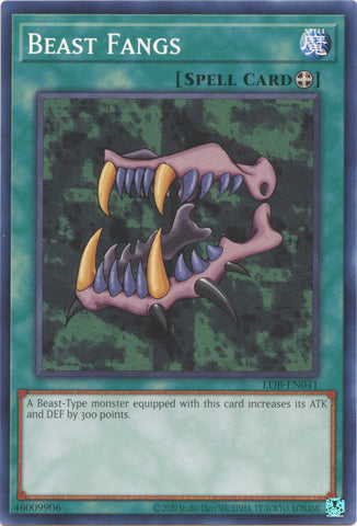 Beast Fangs (LOB-EN041) [LOB-EN]