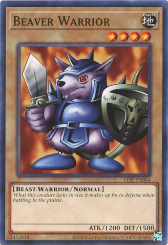 Beaver Warrior (LOB-EN064) [LOB-EN]