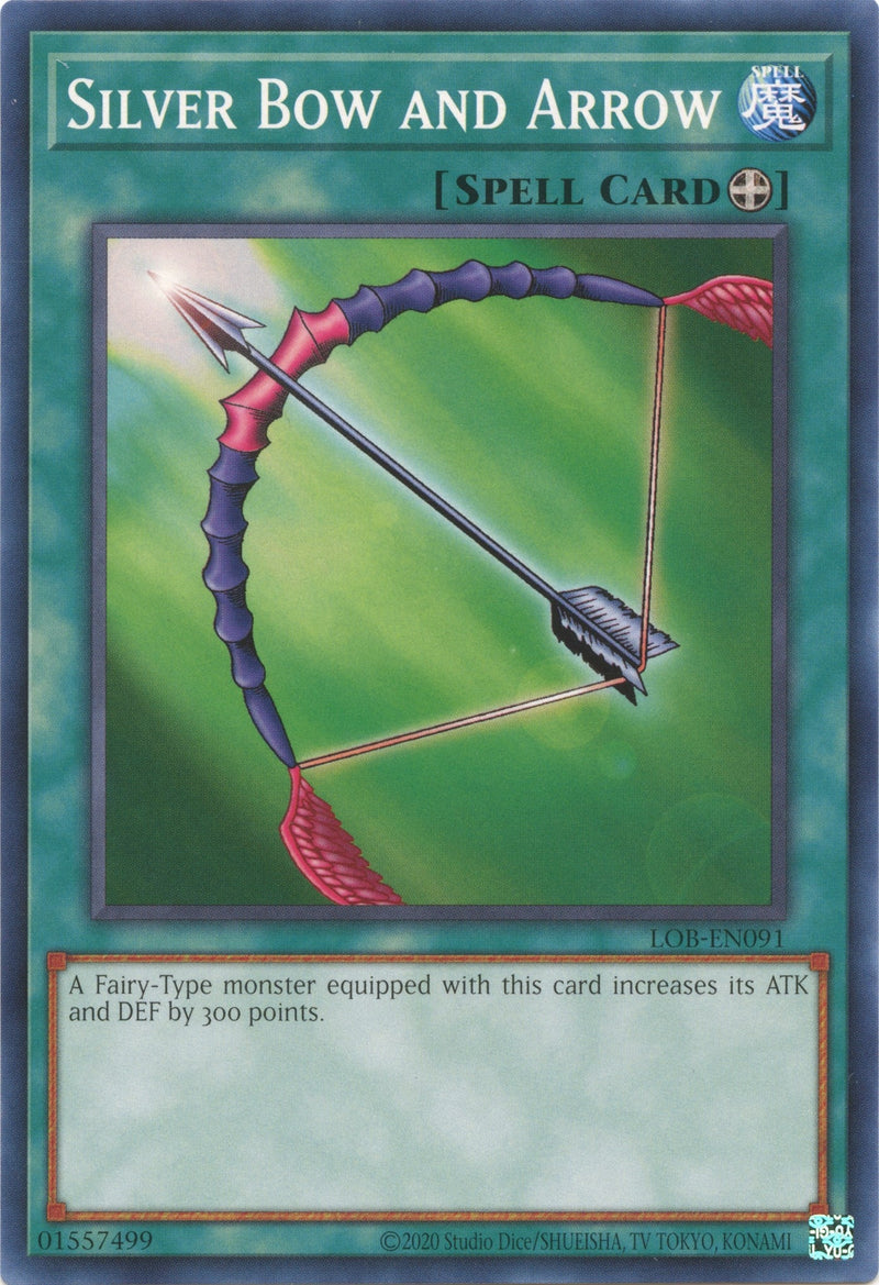 Silver Bow and Arrow (LOB-EN091) [LOB-EN]