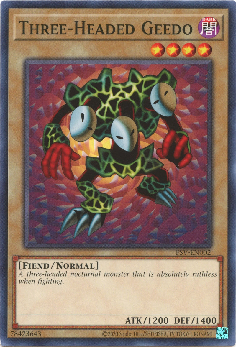 Three Headed Geedo (PSV-EN002) [PSV-EN]