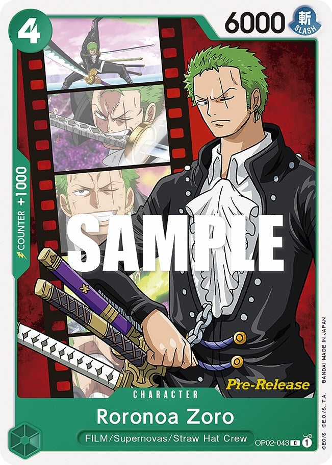Roronoa Zoro (OP02-043) [OP02 PRE]