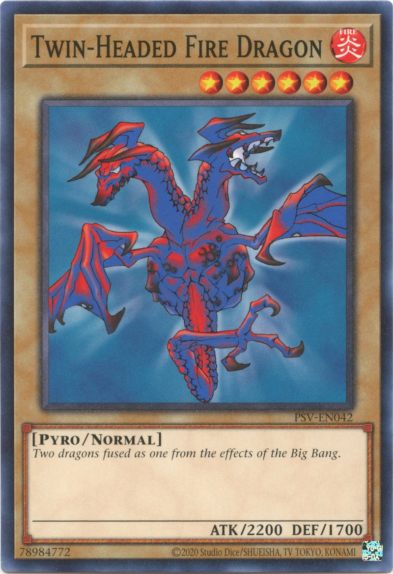 Twin Headed Fire Dragon (PSV-EN042) [PSV-EN]