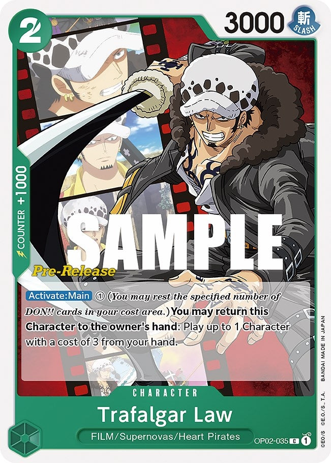 Trafalgar Law (OP02-035) [OP02 PRE]