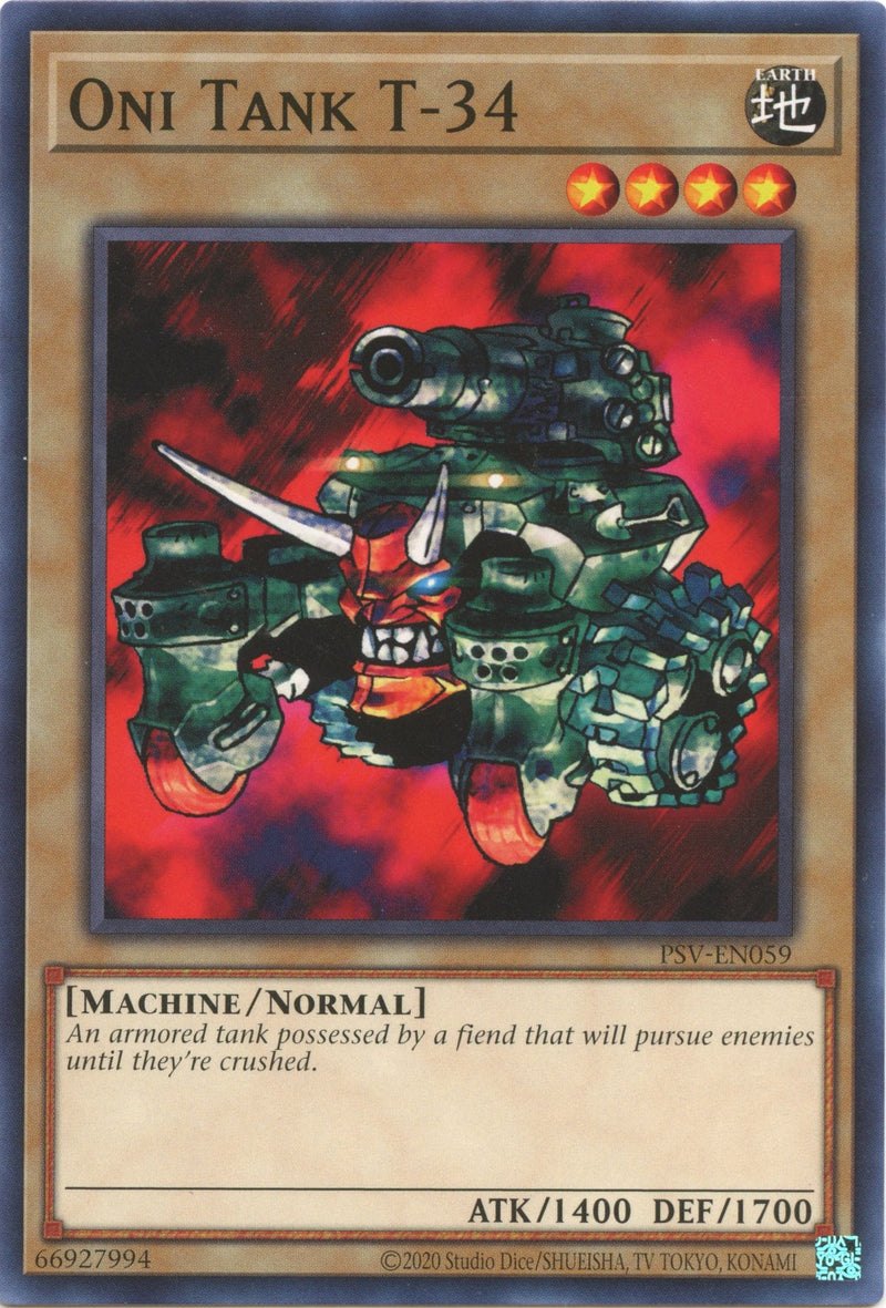 Oni Tank T 34 (PSV-EN059) [PSV-EN]