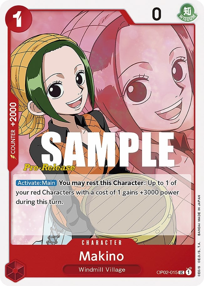 Makino (OP02-015) [OP02 PRE]