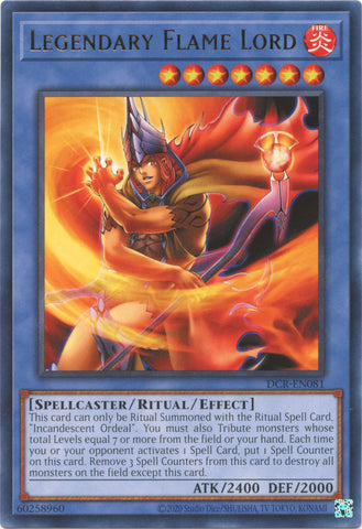 Legendary Flame Lord (DCR-EN081) [DCR-EN]