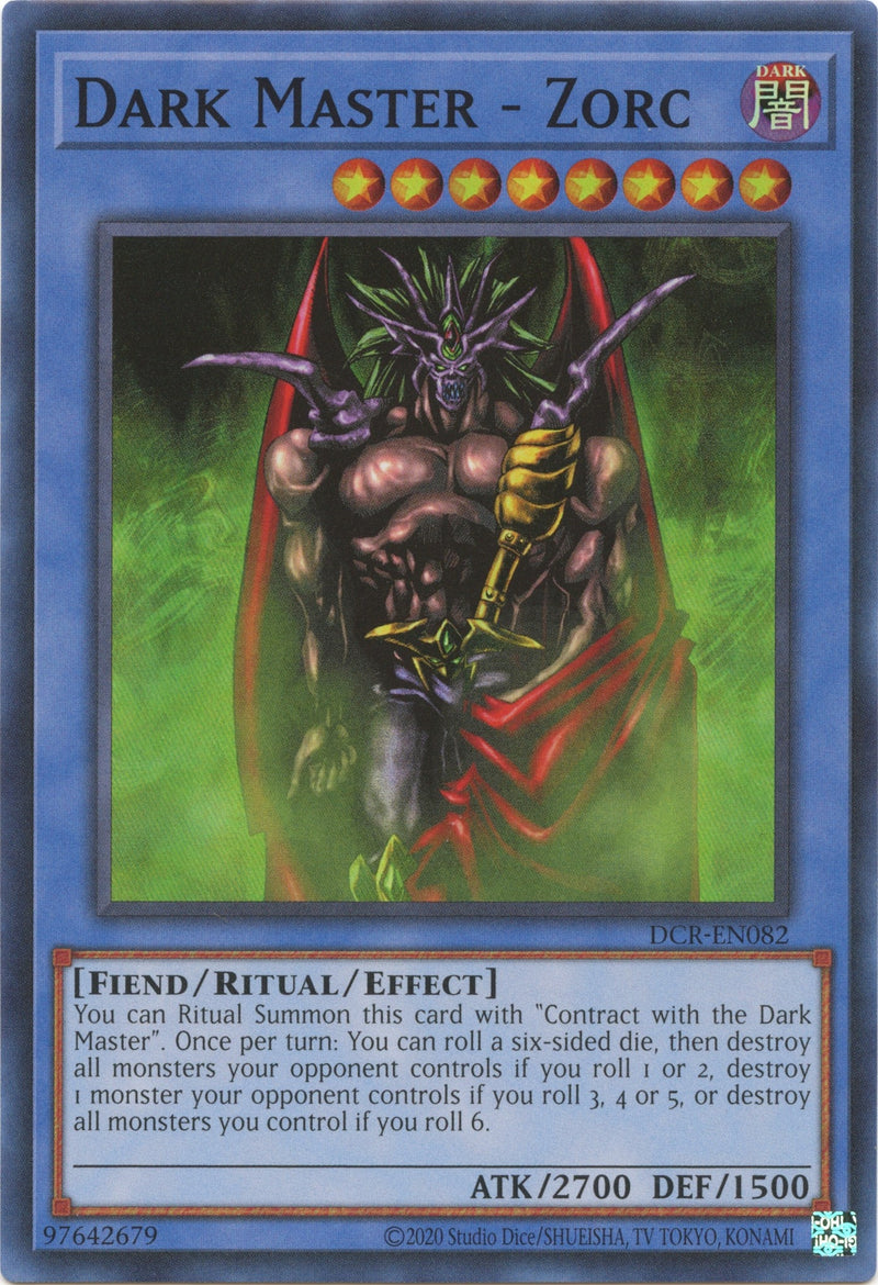 Dark Master Zorc (DCR-EN082) [DCR-EN]