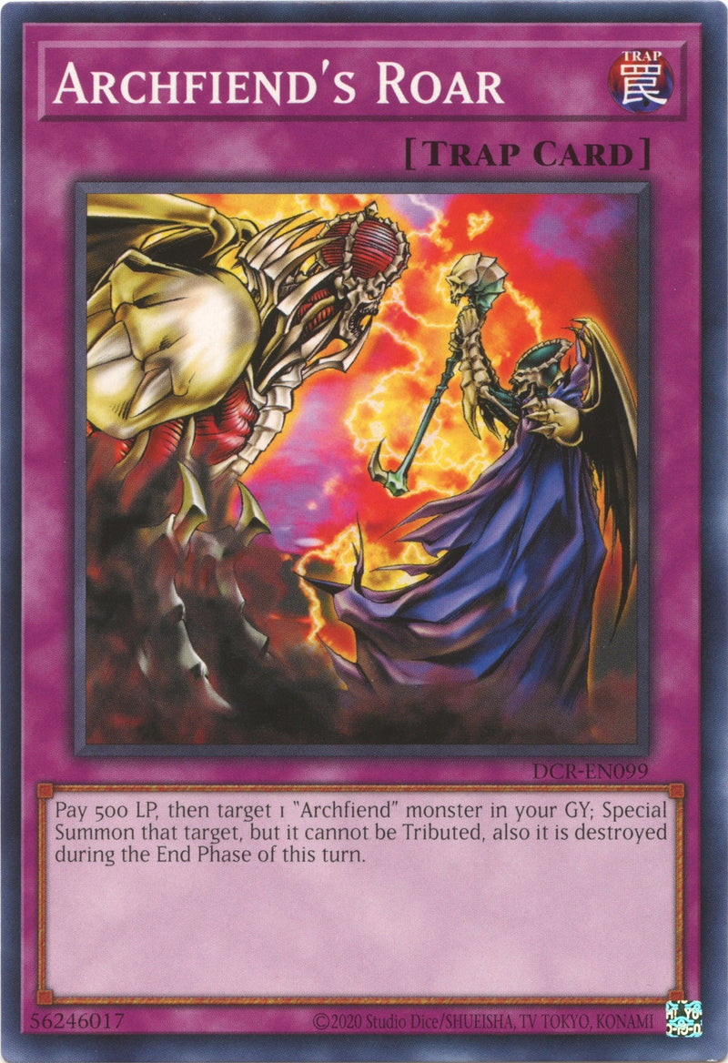 Archfiends Roar (DCR-EN099) [DCR-EN]
