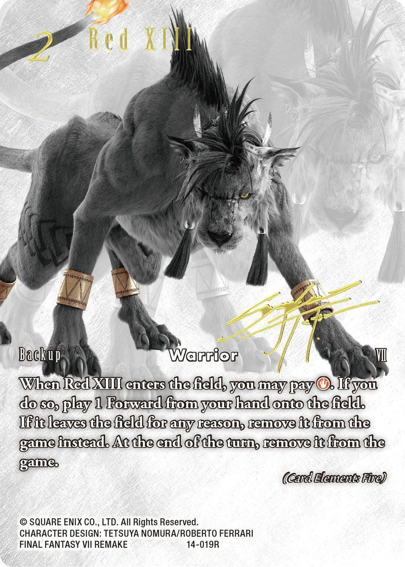 Red XIII Noir Promo (14-019R) [PR]