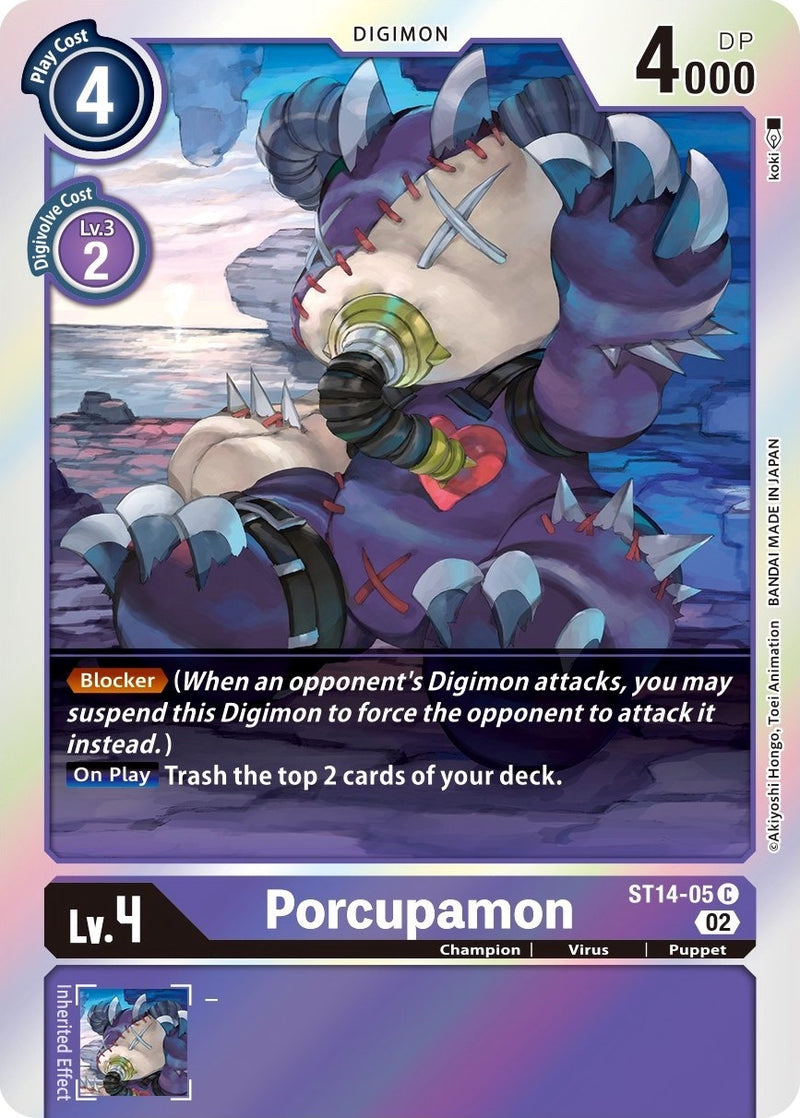 Image for Porcupamon [Starter Deck 14: Beelzemon Advanced Deck Set]