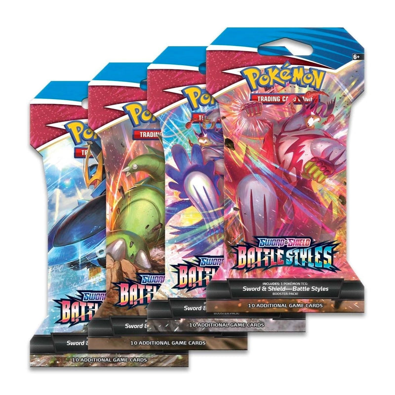 Battle Styles Sleeved Booster Pack Art Bundle Set of 4 [SWSH05]