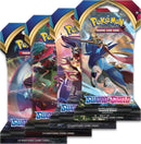 Sword And Shield Base Set Sleeved Booster Pack Art Bundle Set of 4 [SWSH01]