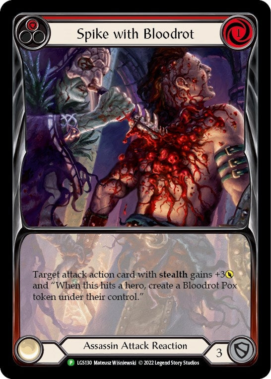 Image for Spike with Bloodrot (LGS130) [Flesh and Blood: Promo Cards]