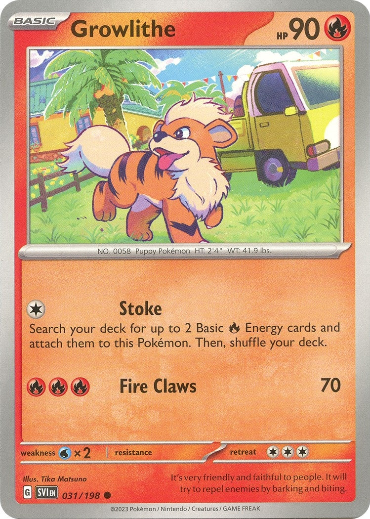 Growlithe 031 198 (031/198) [SV1]