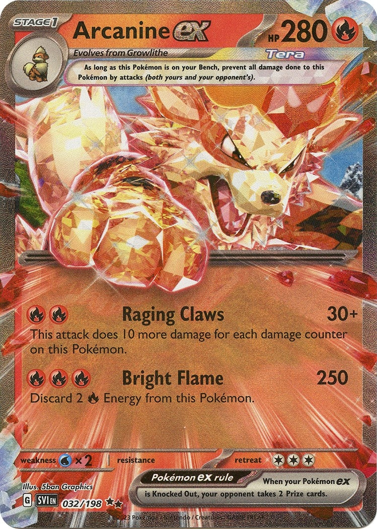 Arcanine ex 032 198 (032/198) [SV1]
