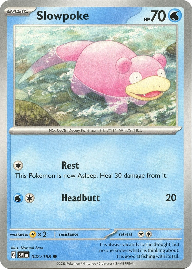 Slowpoke 042 198 (042/198) [SV1]