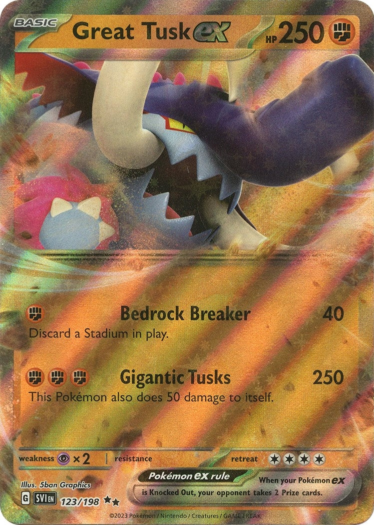 Great Tusk ex 123 198 (123/198) [SV1]