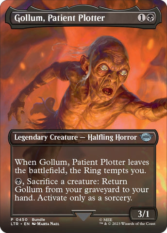 Gollum, Patient Plotter (Borderless) (LTR Bundle) (450) (Unique and Miscellaneous Promos)