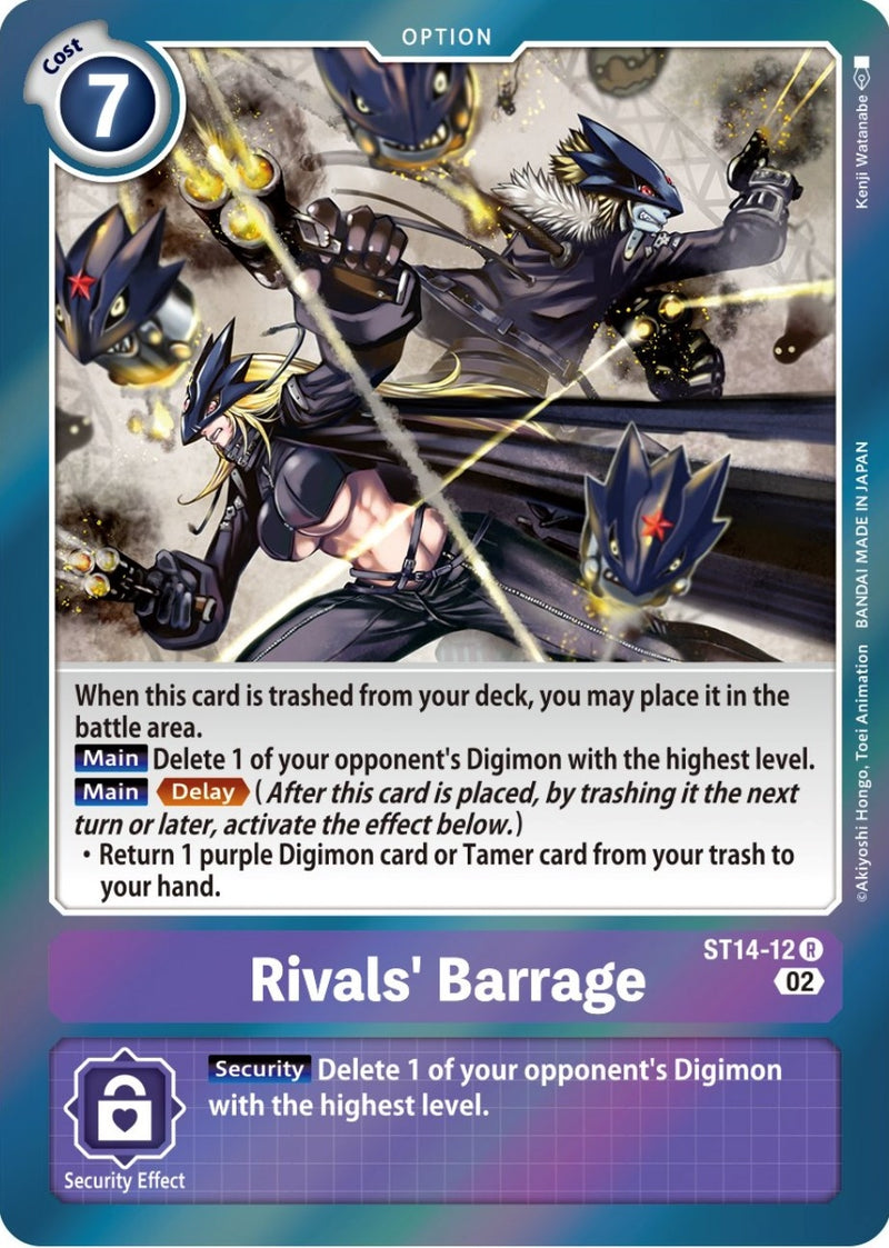 Image for Rivals' Barrage [Starter Deck 14: Beelzemon Advanced Deck Set]