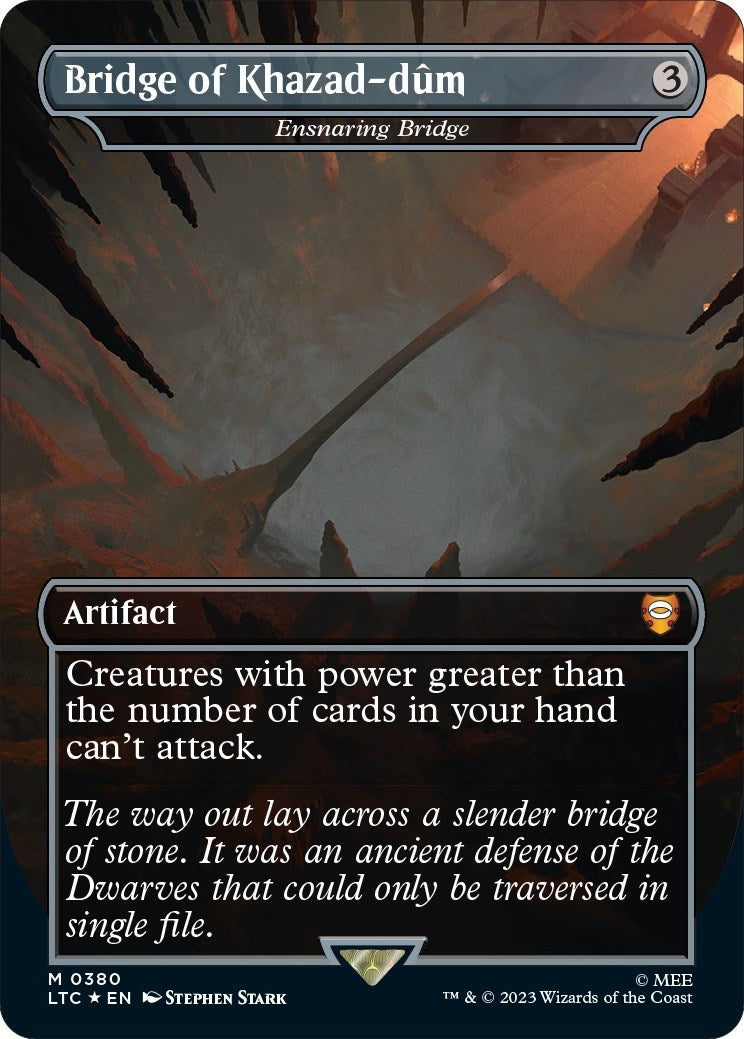 Bridge of Khazad dum Ensnaring Bridge Surge Foil (380) [LTC]