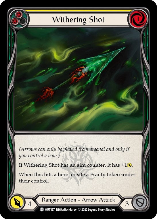 Image for Withering Shot (Yellow) [Outsiders]