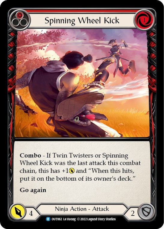 Image for Spinning Wheel Kick (Red) [Outsiders]