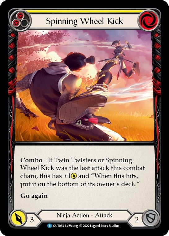Image for Spinning Wheel Kick (Yellow) [Outsiders]