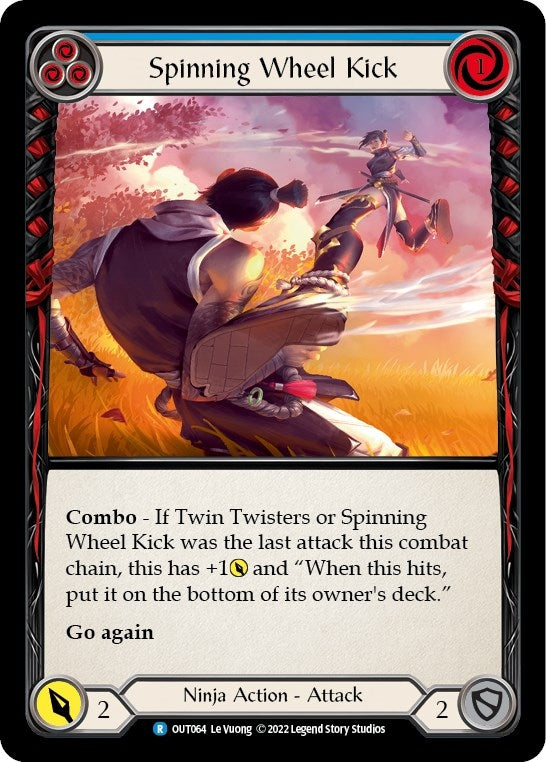 Image for Spinning Wheel Kick (Blue) [Outsiders]