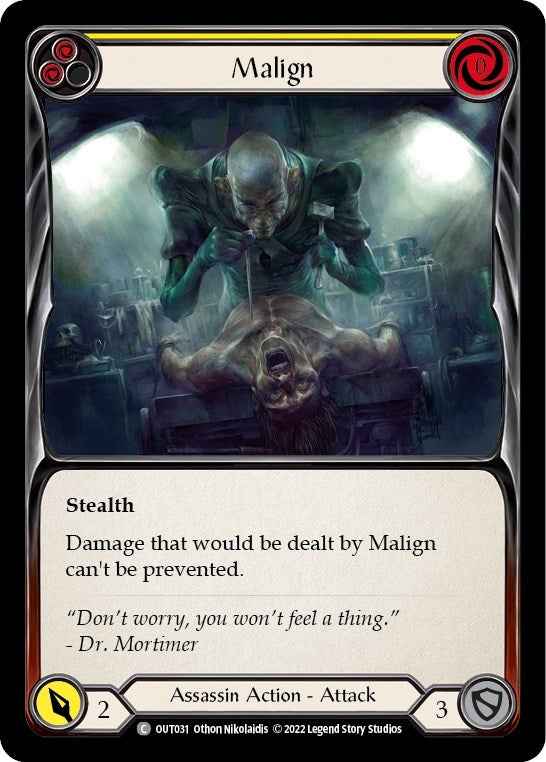 Image for Malign (Yellow) [Outsiders]