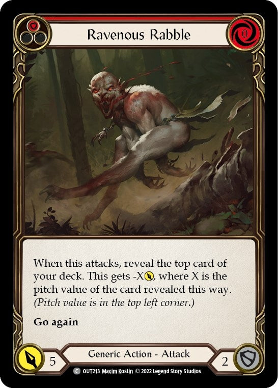 Image for Ravenous Rabble (Red) [Outsiders]
