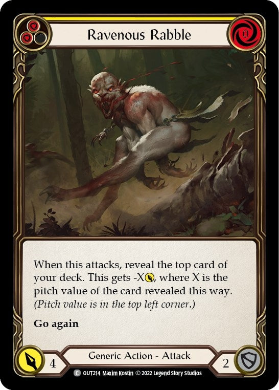 Image for Ravenous Rabble (Yellow) [Outsiders]