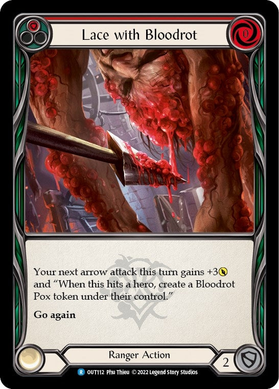 Image for Lace with Bloodrot (Red) [Outsiders]