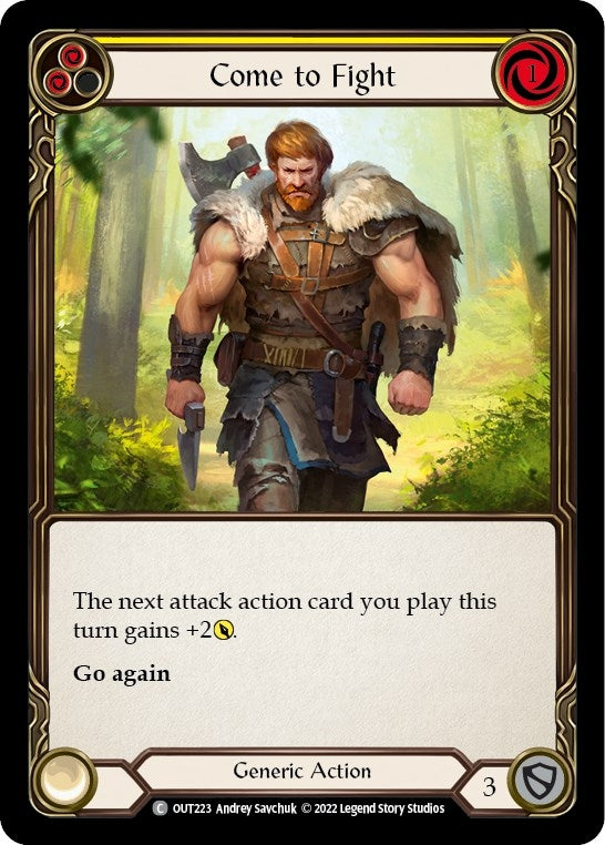 Image for Come to Fight (Yellow) [Outsiders]