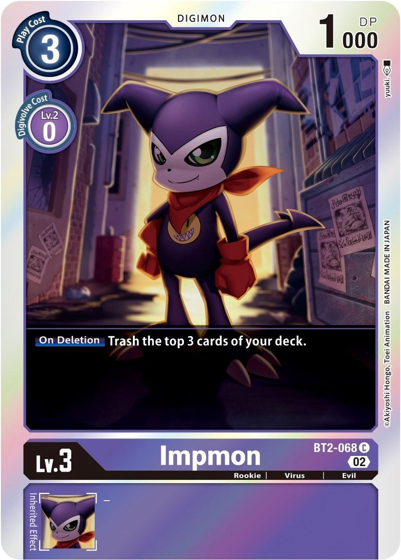 Image for Impmon - BT2-068 (Alternate Art) [Starter Deck 14: Beelzemon Advanced Deck Set]