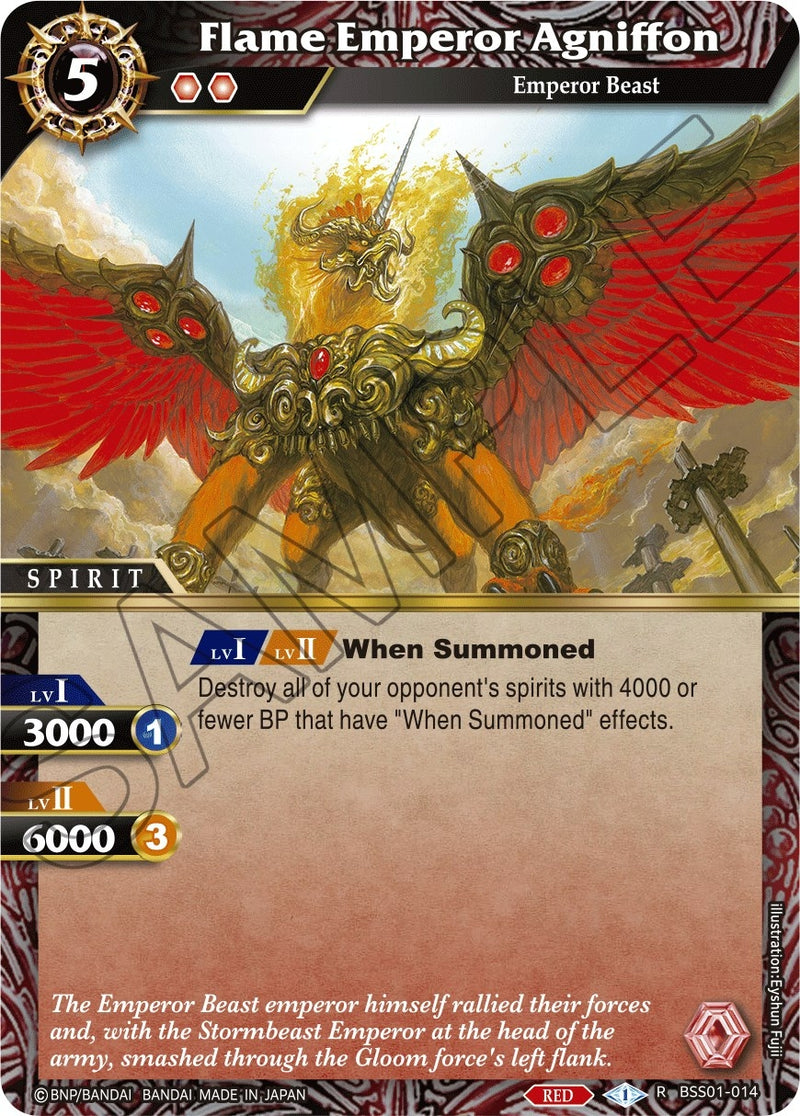 Flame Emperor Agniffon (BSS01-014) [BSS01]
