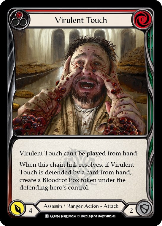 Image for Virulent Touch (Red) [Blitz Deck: Outsiders - Arakni]