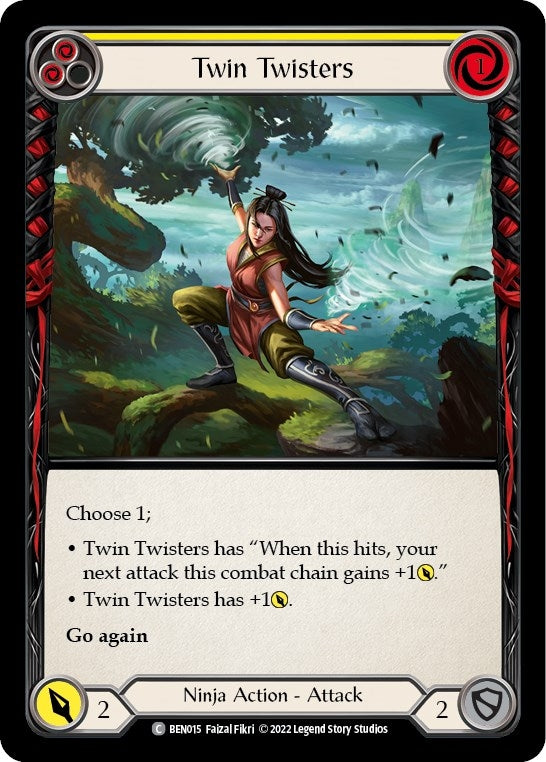 Image for Twin Twisters (Yellow) [Blitz Deck: Outsiders - Benji]