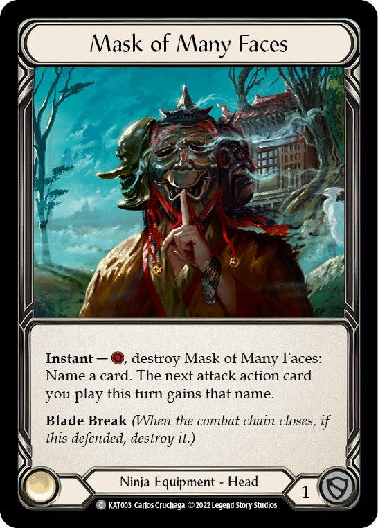 Image for Mask of Many Faces [Blitz Deck: Outsiders - Katsu]