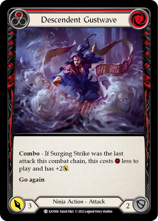Image for Descendent Gustwave (Red) [Blitz Deck: Outsiders - Katsu]