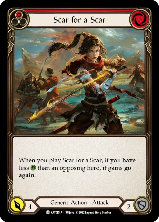 Image for Scar for a Scar (Red) [Blitz Deck: Outsiders - Katsu]
