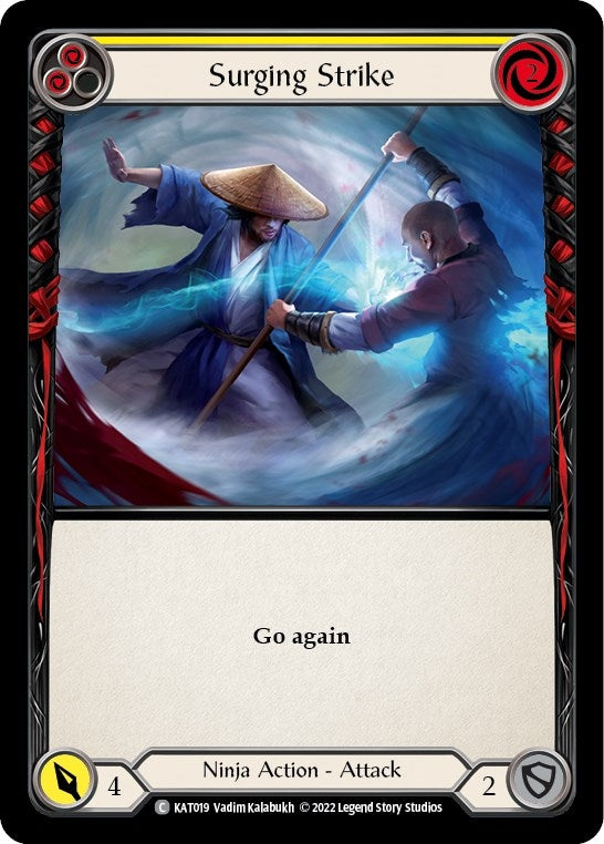 Image for Surging Strike (Yellow) [Blitz Deck: Outsiders - Katsu]